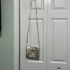 Small gold crossbody bag